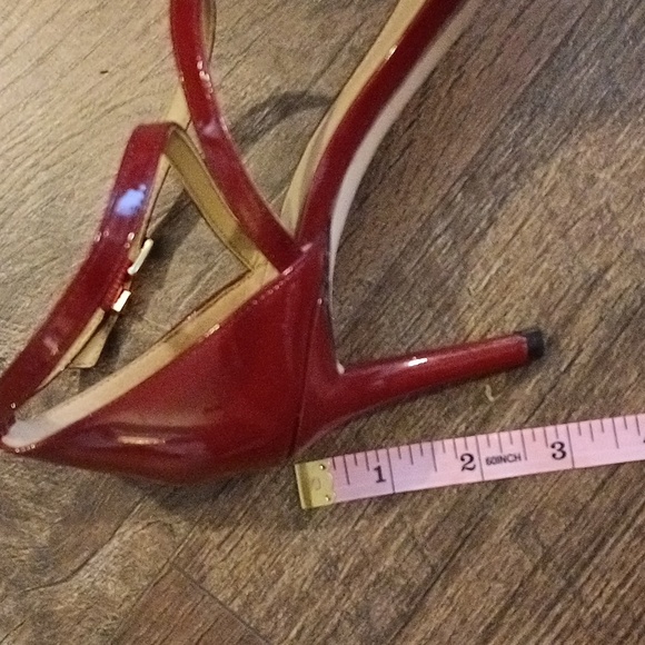 MICHAEL Michael KORS Patent Maroon leather strappy 👠 heels 😍 - Picture 10 of 10